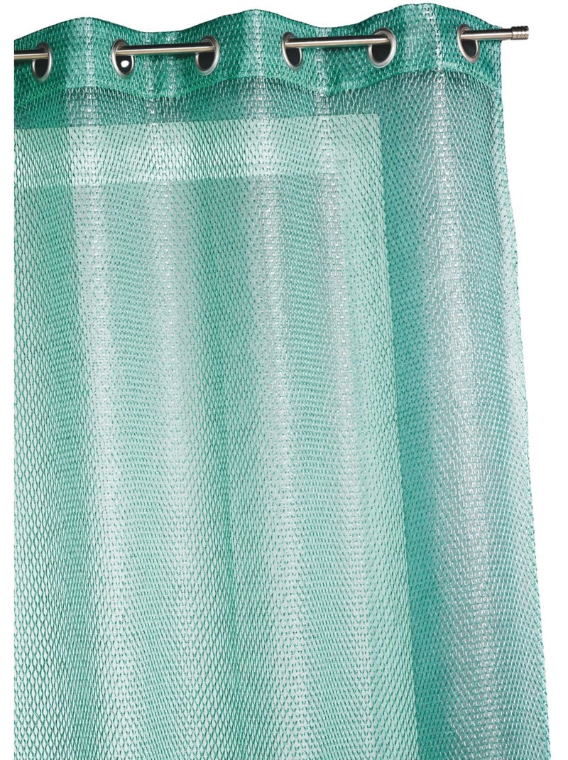 Tenda trasparente in organza con effetto rete Verde - Kiabi