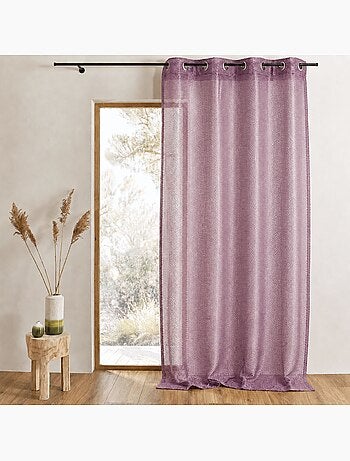 Tenda trasparente in organza con effetto rete