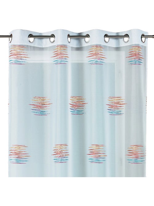 Tenda trasparente jacquard con motivi grafici - Kiabi