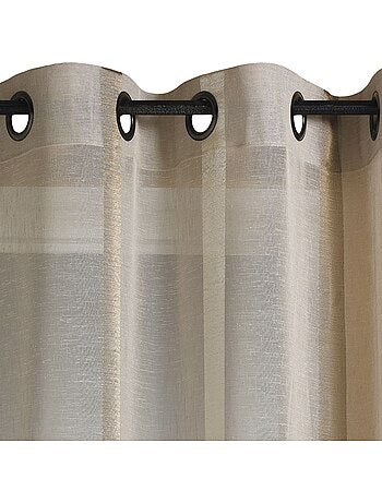 Tenda trasparente sobria a righe verticali
