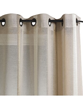 Tenda trasparente sobria a righe verticali