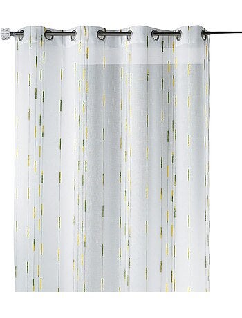 Tenda velata con motivi discreti a righe