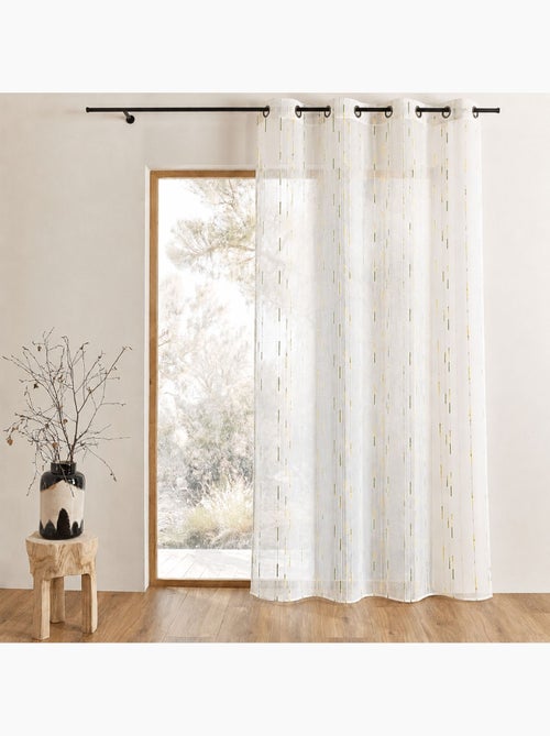 Tenda velata con motivi discreti a righe - Kiabi