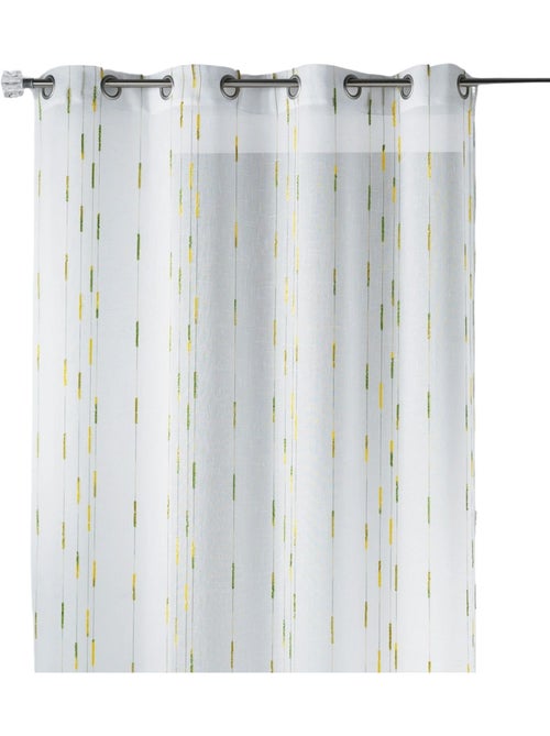 Tenda velata con motivi discreti a righe - Kiabi