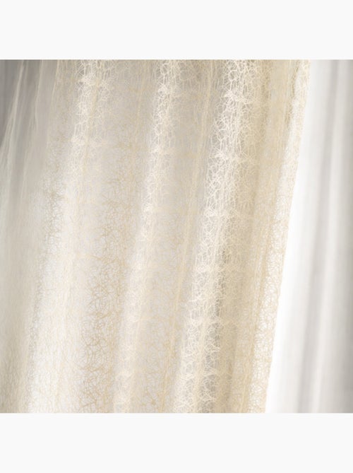 Tenda velata con ricamo tono su tono - Kiabi