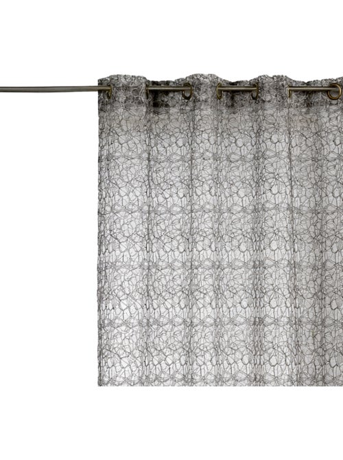 Tenda velata con ricamo tono su tono - Kiabi