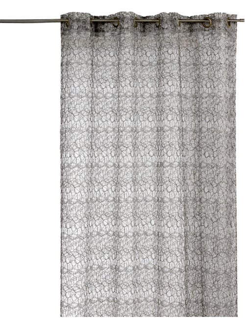 Tenda velata con ricamo tono su tono - Kiabi