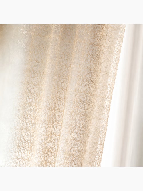 Tenda velata con ricamo tono su tono - Kiabi