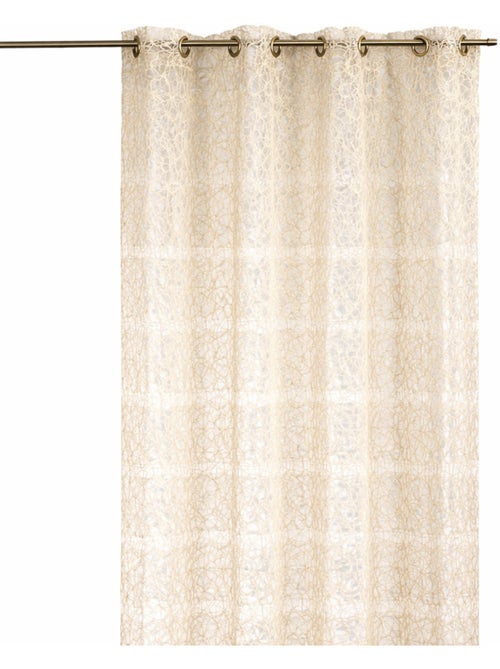 Tenda velata con ricamo tono su tono - Kiabi