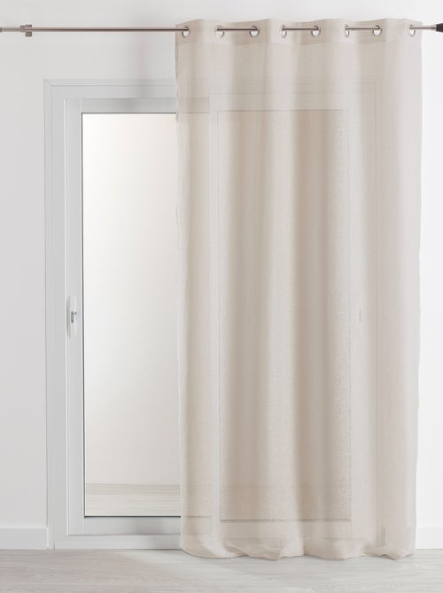 Tenda velata in 100% lino - Kiabi