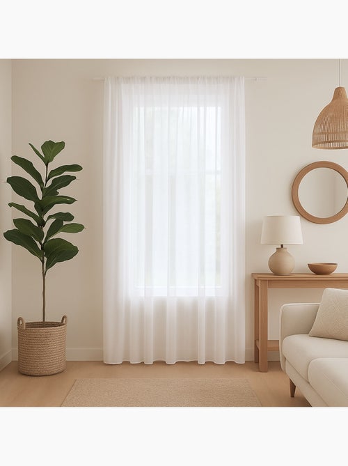 Tenda velata in poly-lin a piombo basso - Kiabi