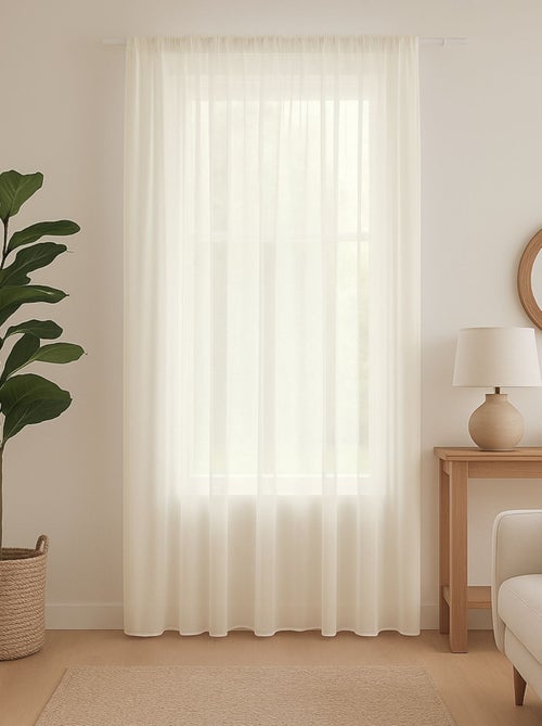 Tenda velata in poly-lin a piombo basso - Kiabi