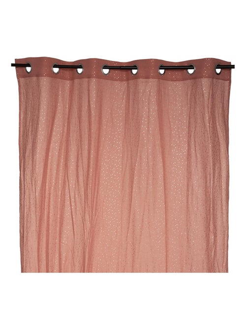 Tenda Voilage in garza di cotone con motivo lucido - Kiabi