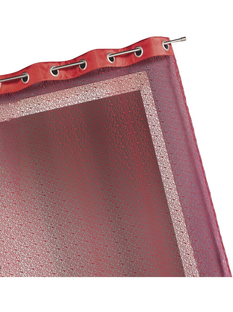Tende a rete con rivestimento in taffetà Rosso mattone - Kiabi