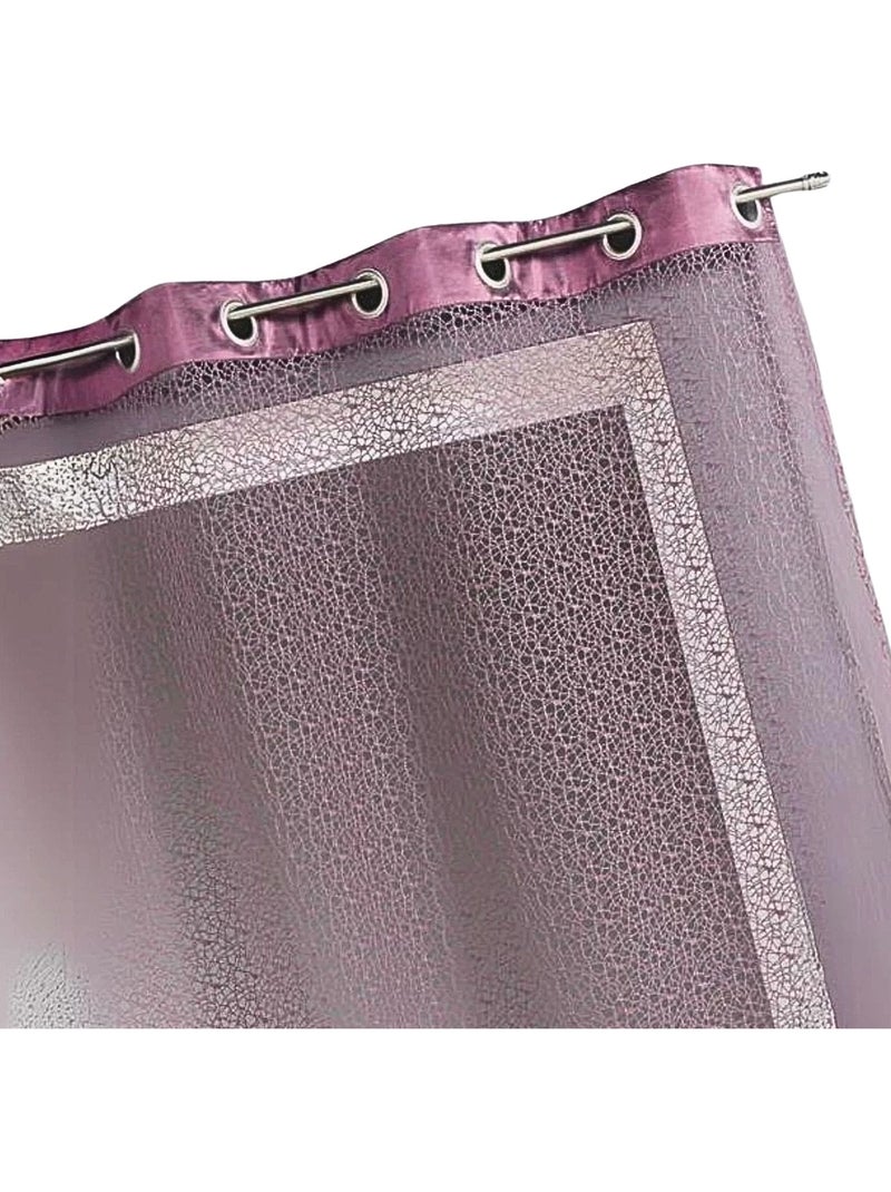 Tende a rete con rivestimento in taffetà Viola prugna - Kiabi