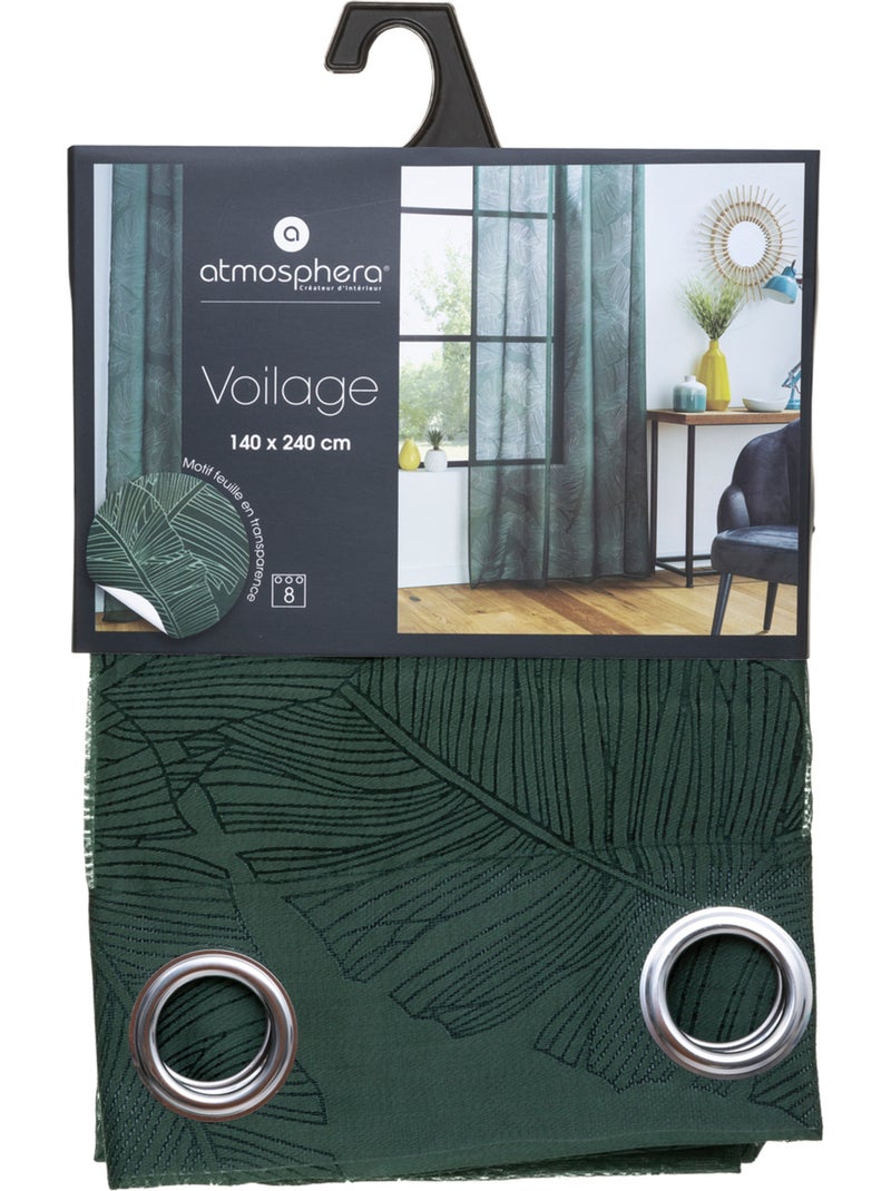 Tende a rete con stampa a foglie Verde - Kiabi