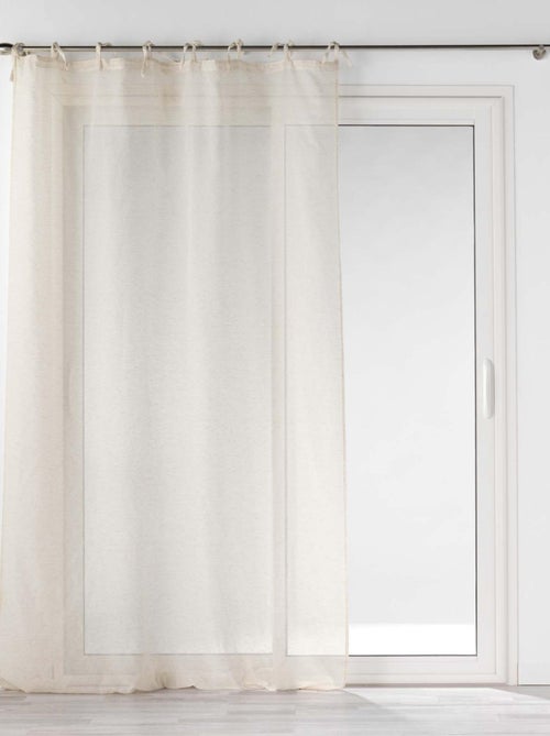 Tende annodate effetto lino - Kiabi