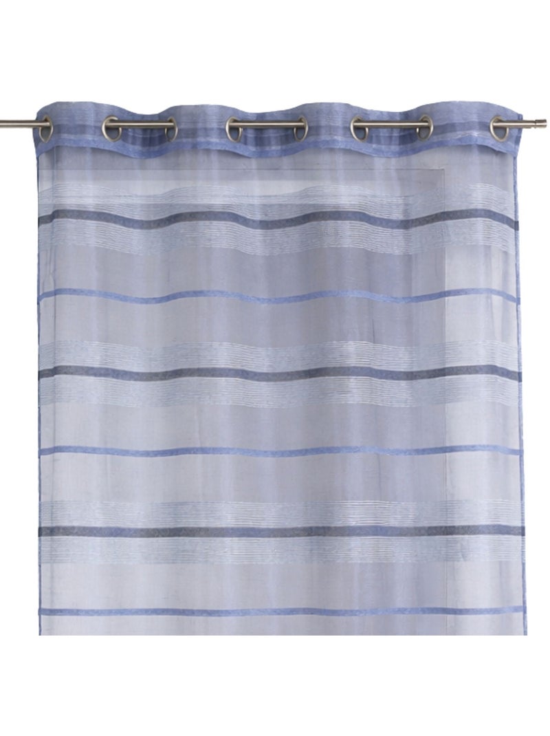 Tende colorate con strisce orizzontali Blu - Kiabi