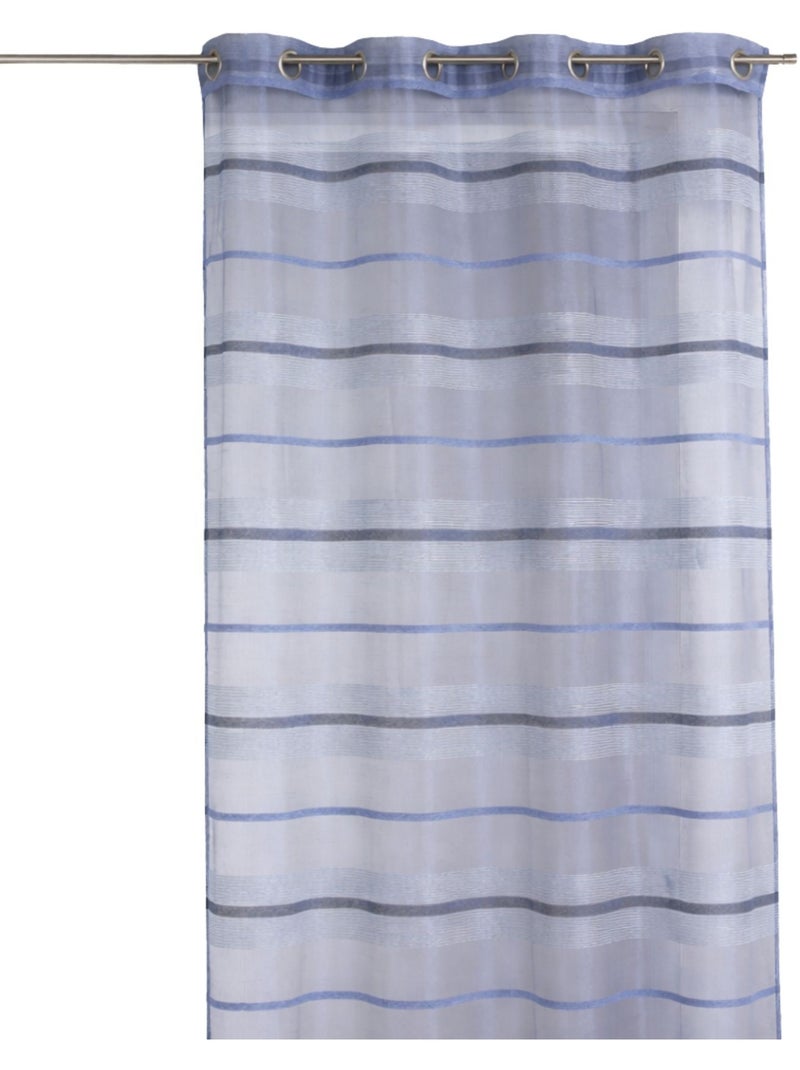 Tende colorate con strisce orizzontali Blu - Kiabi