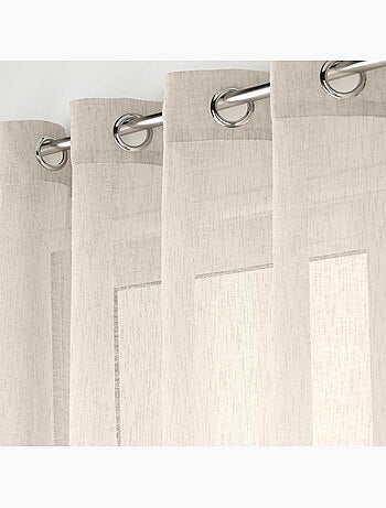Tende di grande ampiezza con effetto lino intrecciato