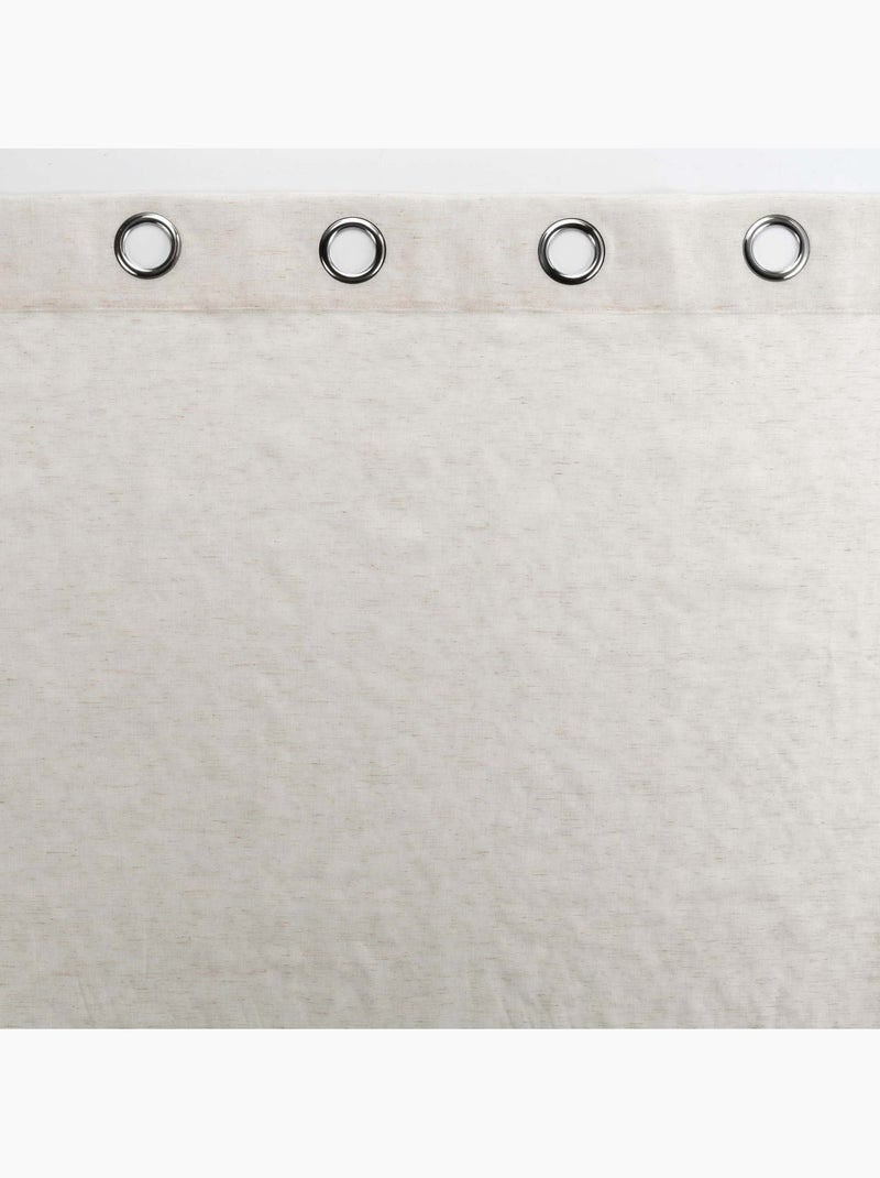 Tende effetto lino Beige chiaro - Kiabi
