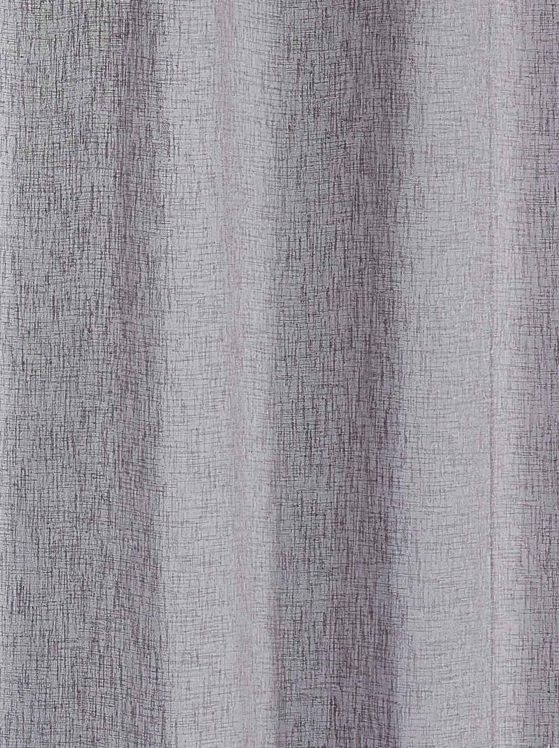 Tende effetto lino Grigio medio - Kiabi