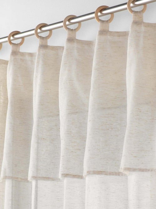 Tende in legno con volant e occhielli - Kiabi