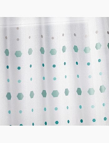 Tende jacquard stampate esagonali