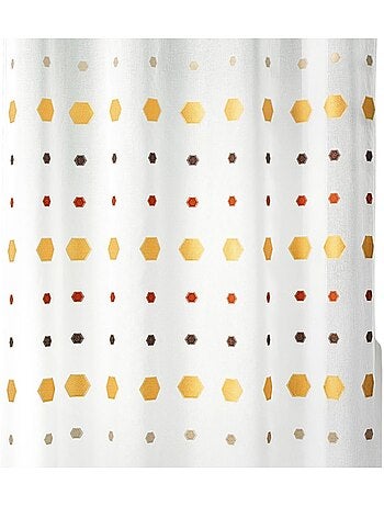 Tende jacquard stampate esagonali