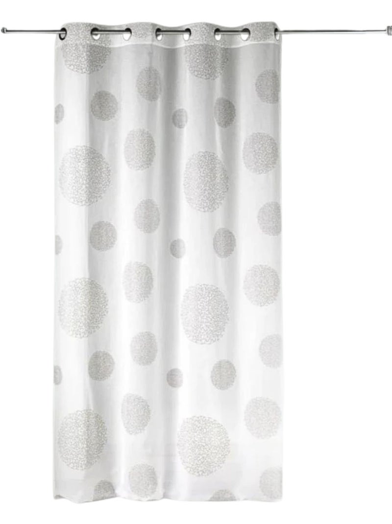 Tende rotonde con stampa magnetica Beige - Kiabi