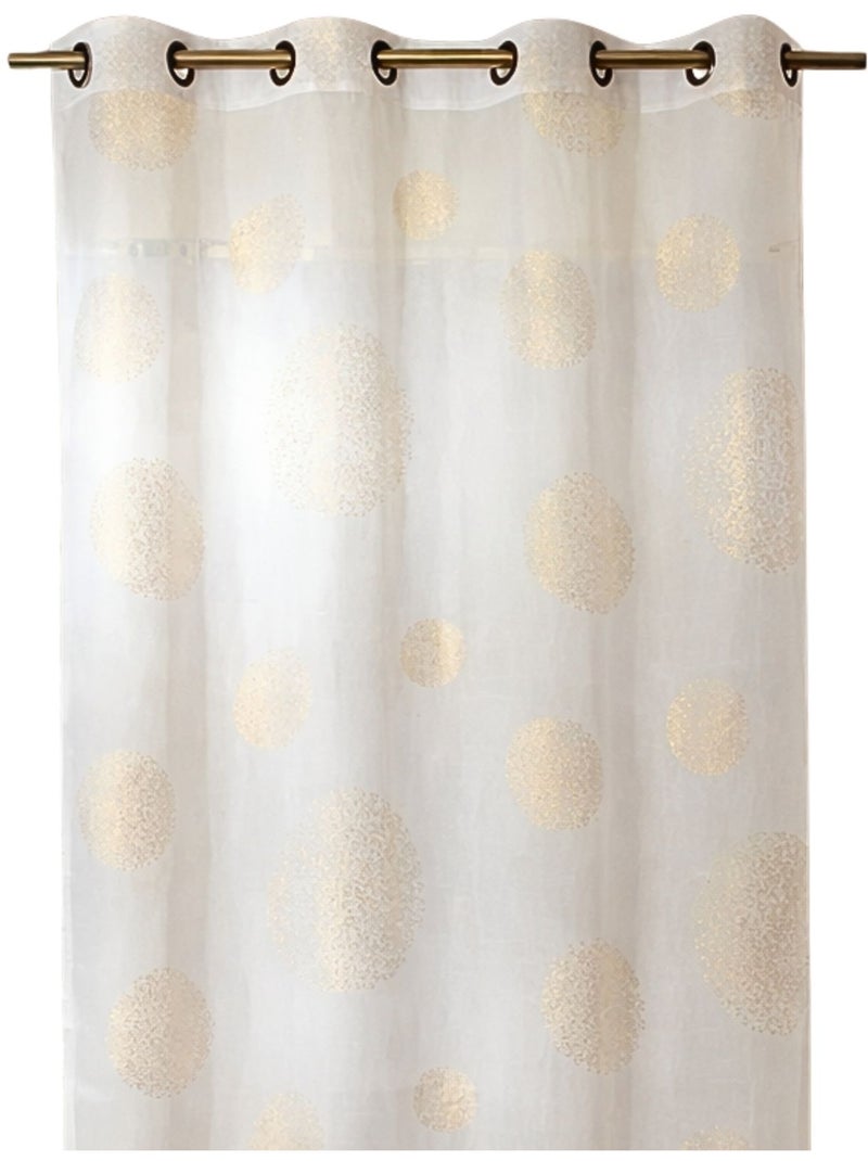 Tende rotonde con stampa magnetica Dorato/Oro - Kiabi