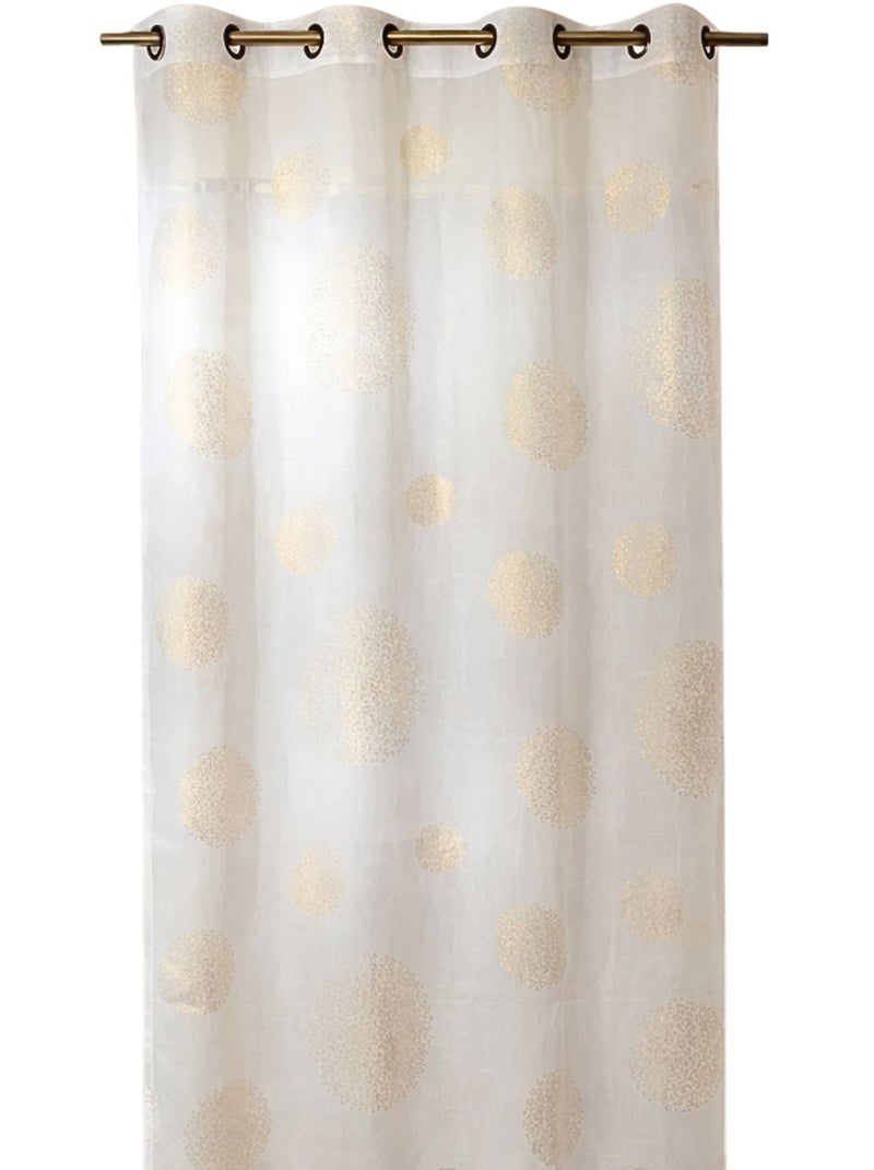 Tende rotonde con stampa magnetica Dorato/Oro - Kiabi
