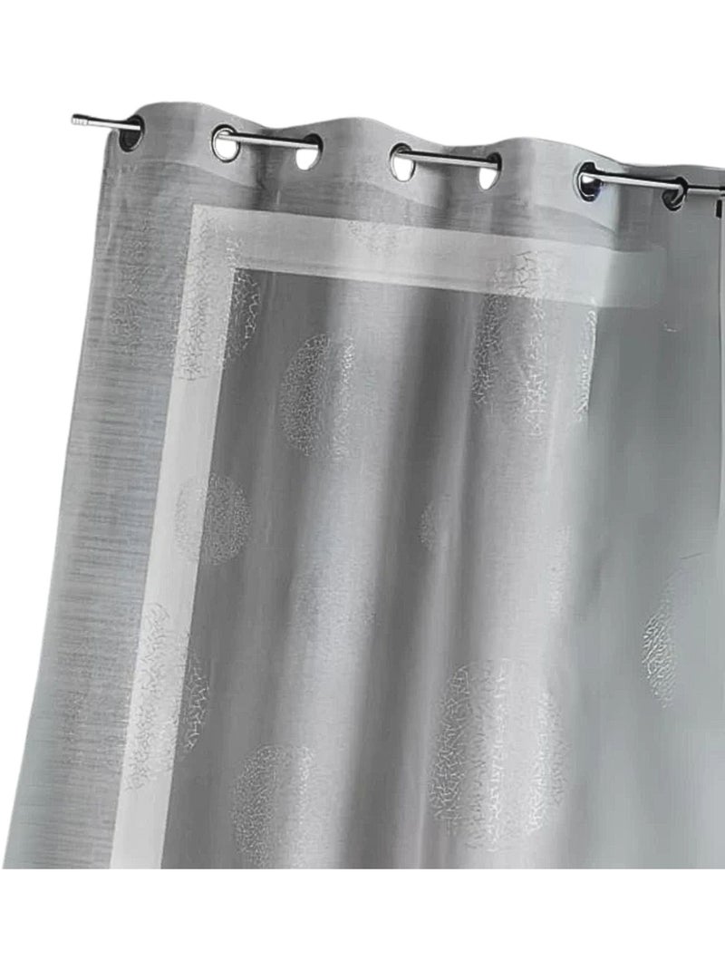Tende rotonde con stampa magnetica Grigio chiaro - Kiabi