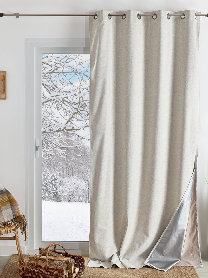Tende termiche e oscuranti invernali ed estive Ecru - Kiabi
