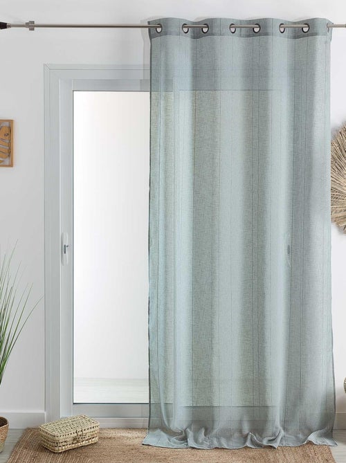 Tende velate a tinta unita con strisce sottili - Kiabi