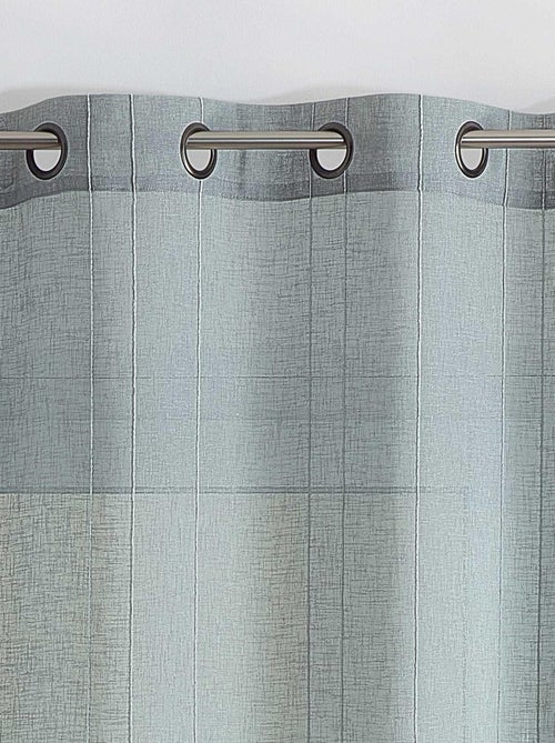 Tende velate a tinta unita con strisce sottili - Kiabi