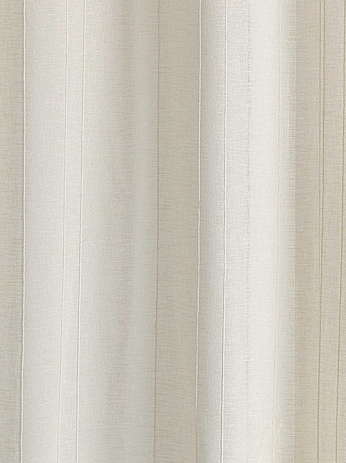 Tende velate a tinta unita con strisce sottili - Kiabi