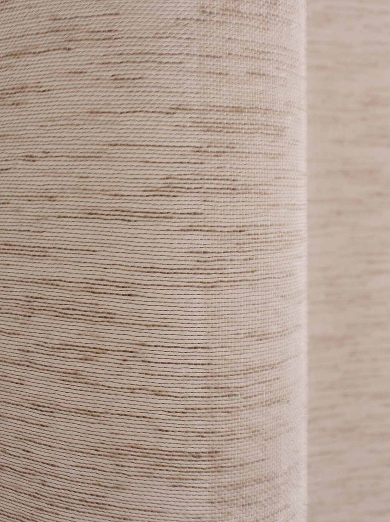 Tende velate in lino Legno naturale - Kiabi