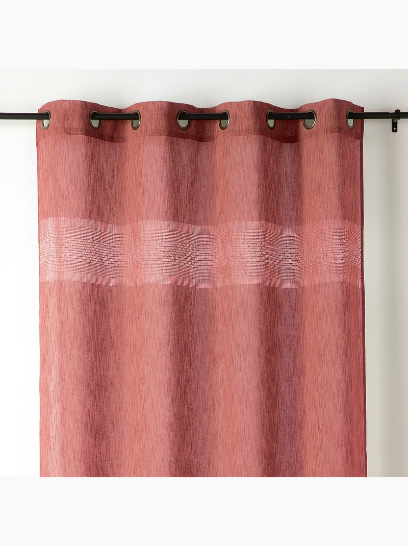 Tende velate traforate in stile macramè Rosso - Kiabi