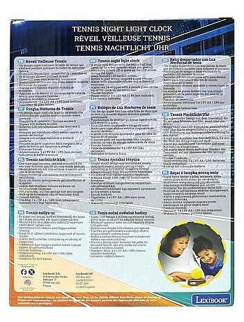Tennis Sveglia a luce notturna con suoni