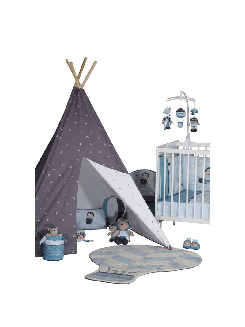 Tepee in tela di cotone - SAUTHON Grigio - Kiabi