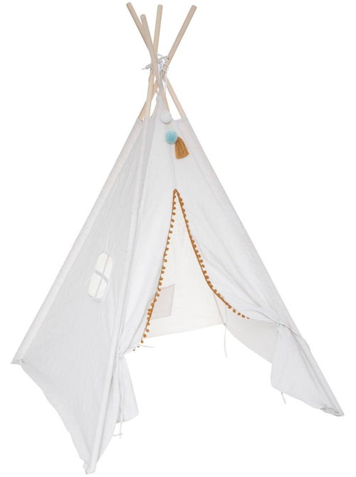 Tepee per bambini wapi 120x120x160cm naturale - Kiabi Tepee per bambini wapi 120x120x160cm naturale - Kiabi