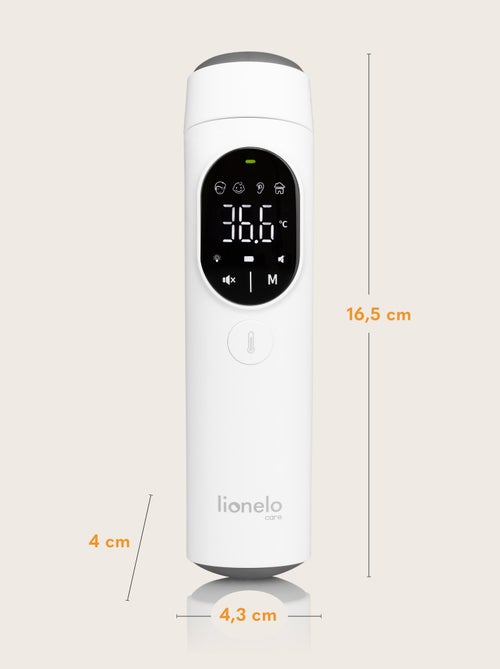 Termometro senza contatto LIONELO Feverscan - Funzione di memoria - Avviso febbre - Misura in 1 seco - Kiabi