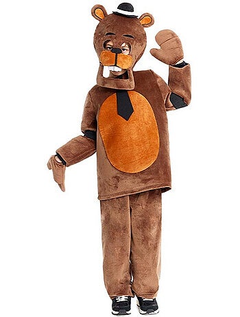 Terribile costume da orsacchiotto con guanti