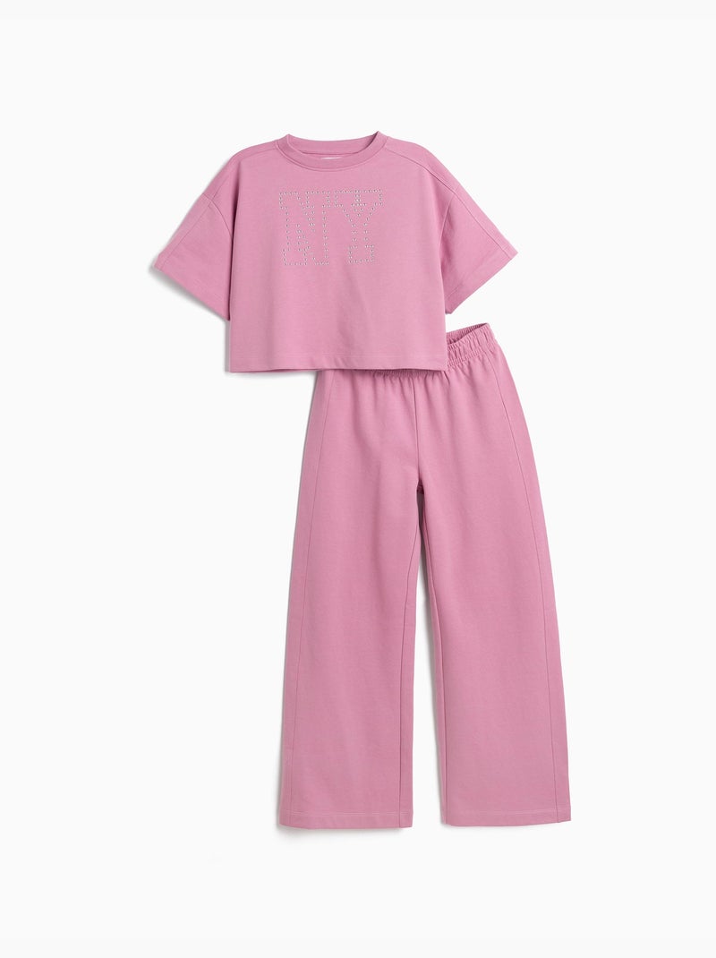 Terry set, mo fashion Malva lilla - Kiabi