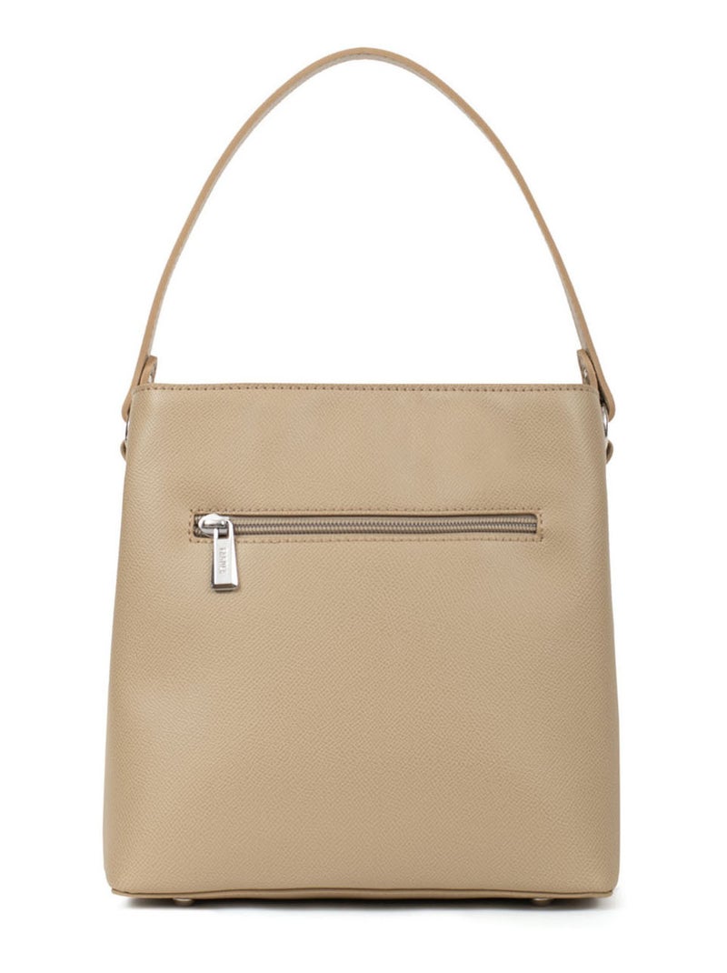 TESSA - Borsa a mano 1 manico Marrone scuro - Kiabi