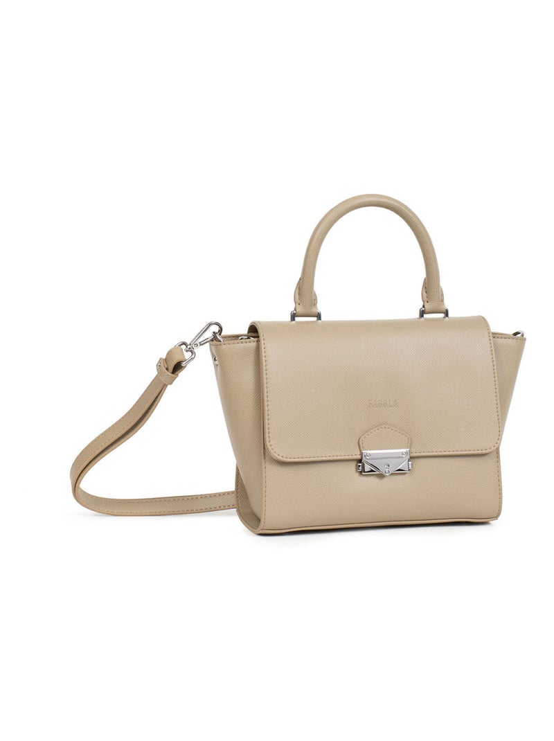 TESSA - Borsa a mano 1 manico Marrone scuro - Kiabi