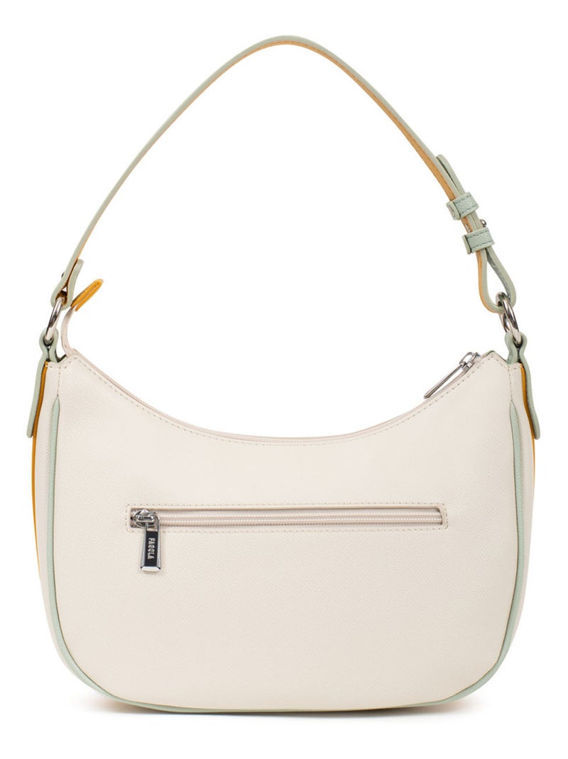 TESSA - Borsa a spalla con 1 manico Bianco Multicolore - Kiabi