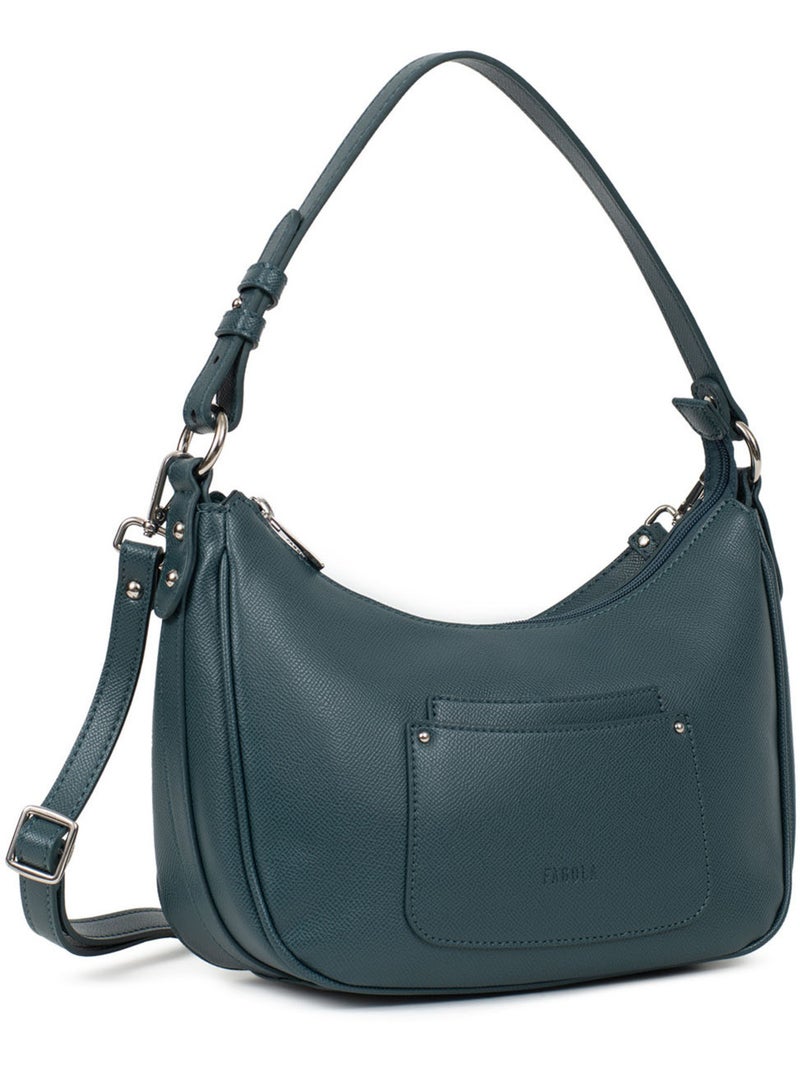 TESSA - Borsa a spalla con 1 manico Blu petrolio - Kiabi