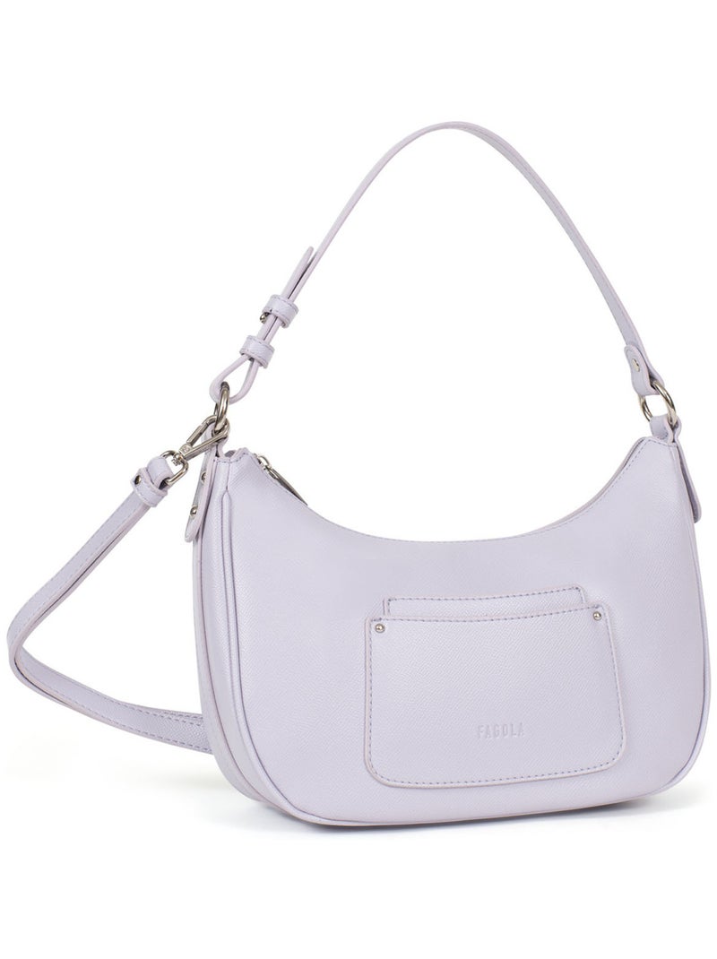 TESSA - Borsa a spalla con 1 manico Malva lilla - Kiabi